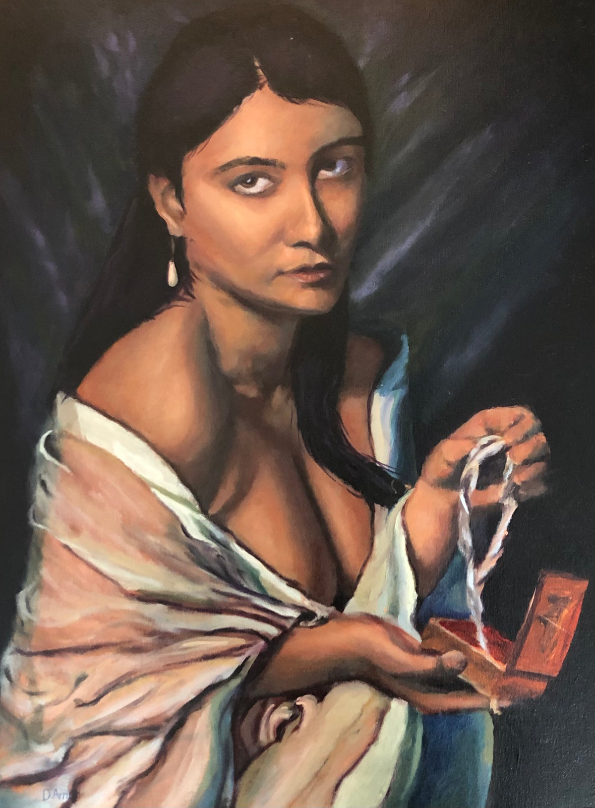 Pearl Necklace 18 x 24